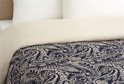 navy and cream duvet cover.